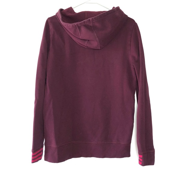 ⭐️ Adidas Burgundy Plum Wine Women's Hoodie MEDIUM - Picture 4 of 13